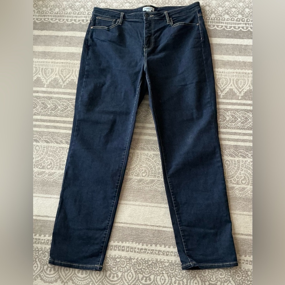 Coldwater Creek Dark Blue Straight Leg Jeans